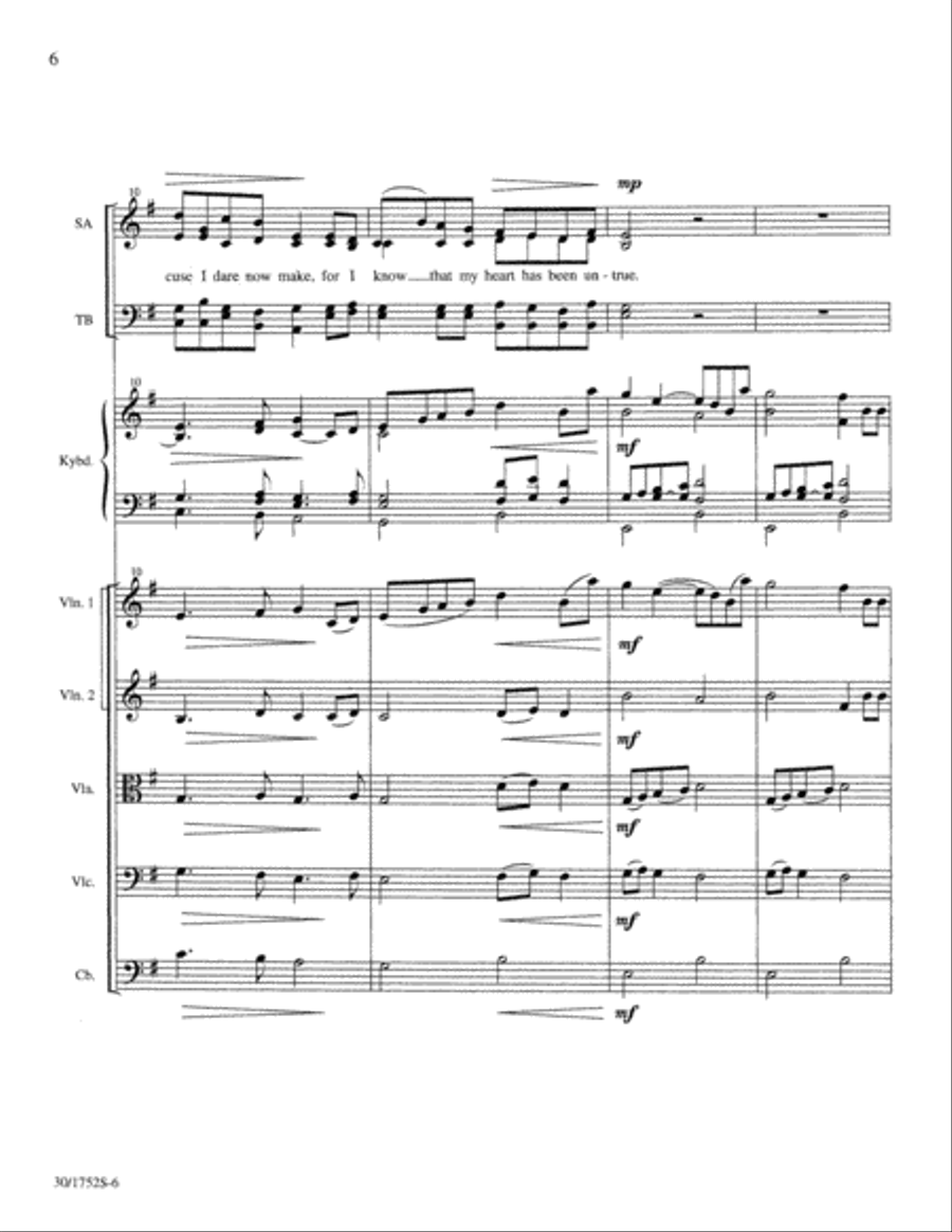 Shadows - String Orch Score & Parts Choir scores gallery preview page 6
