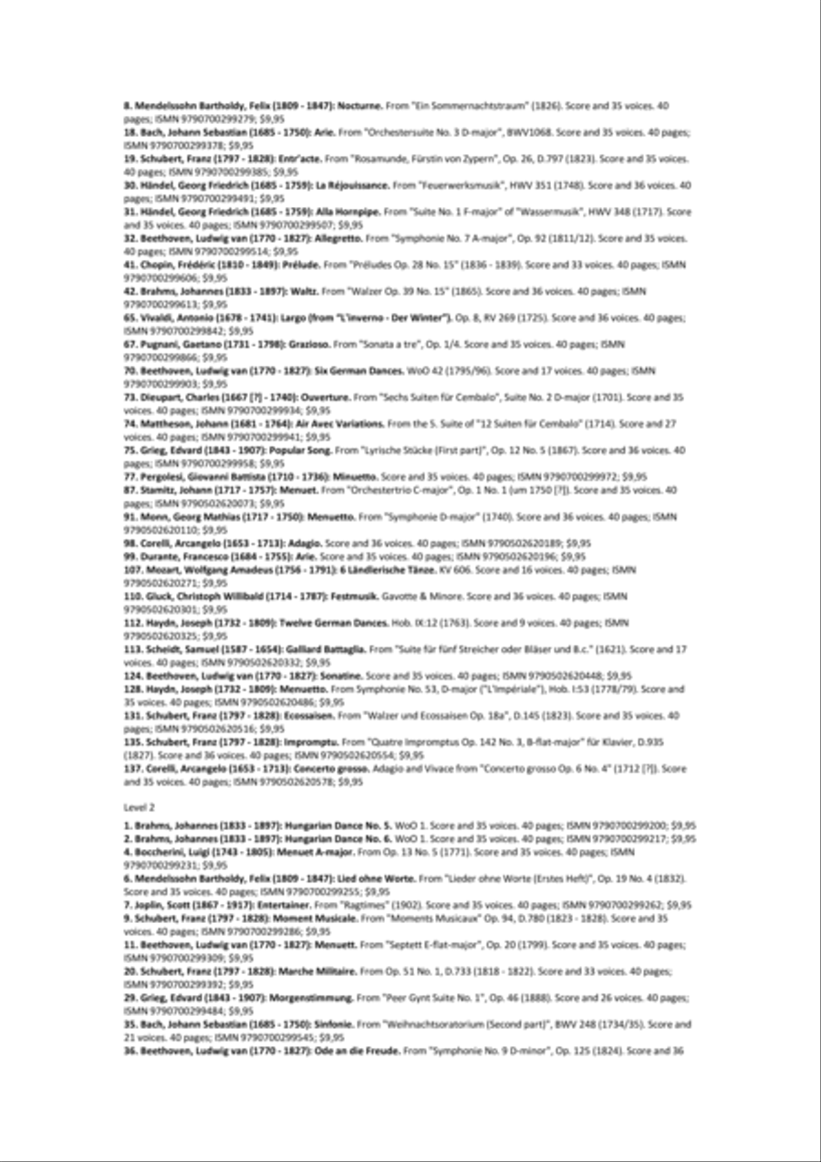 Twinkle, Twinkle, Little Star Clarinet Duet scores gallery preview page 3