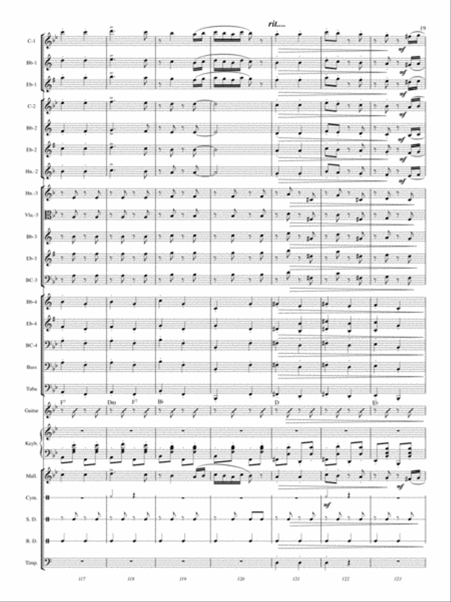 Hungarian Dance No. 5 Concert Band scores gallery preview page 18