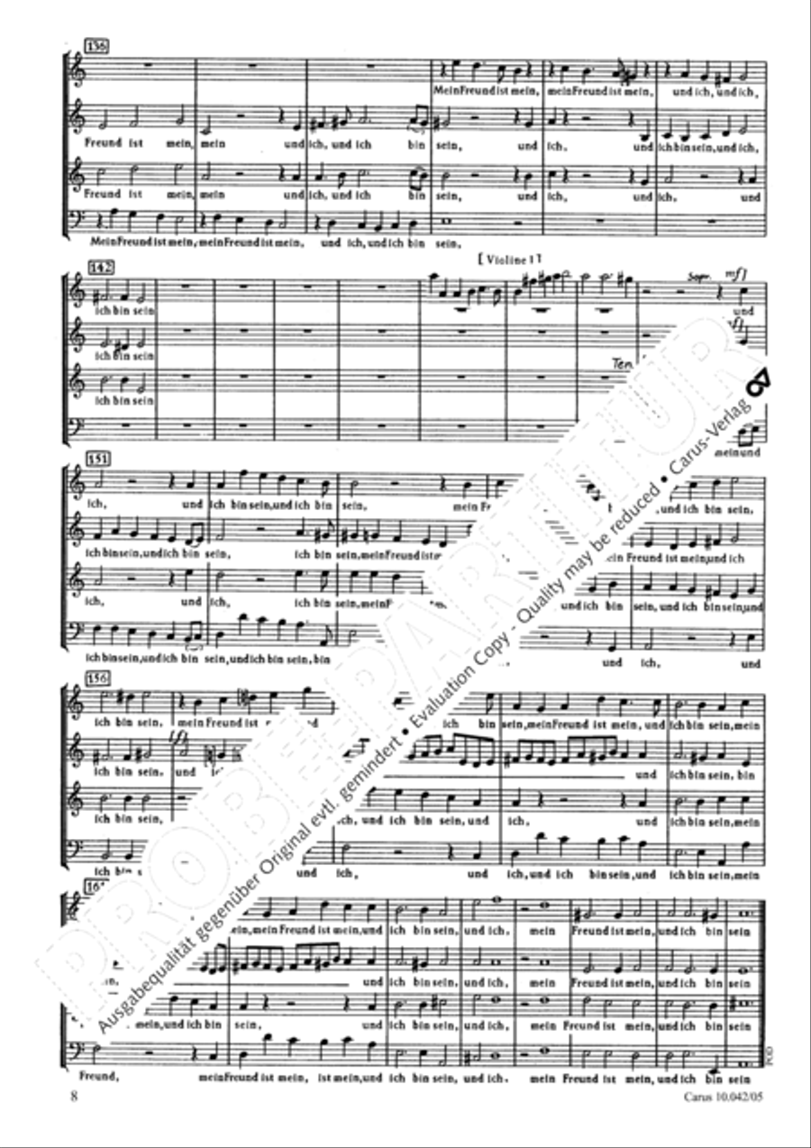 Mein Freund ist mein 4-Part scores gallery preview page 9