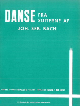 Book cover for J.S. Bach: Album Of Nineteen Dances For Piano