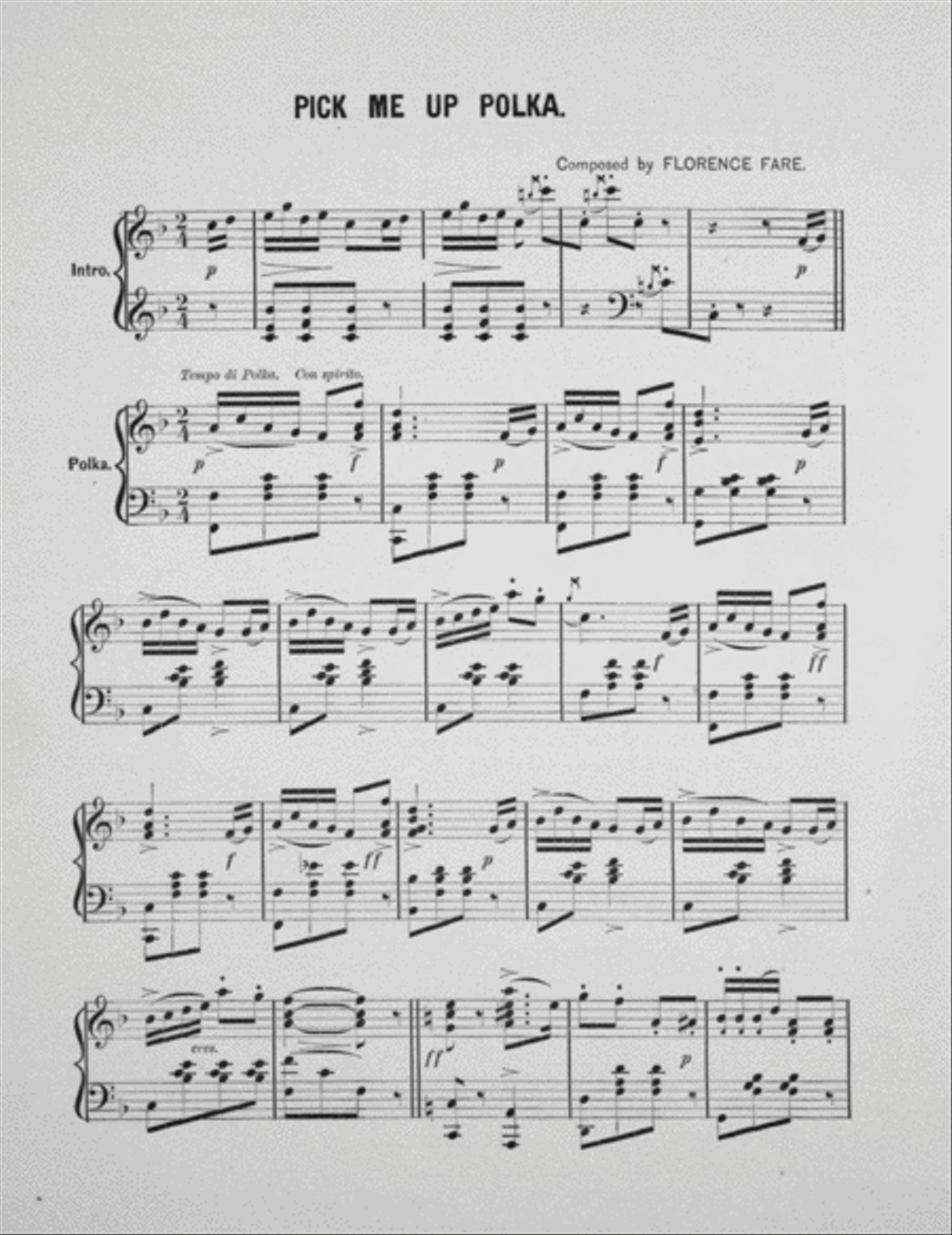 Pick Me Up Polka Piano Solo scores gallery preview page 2