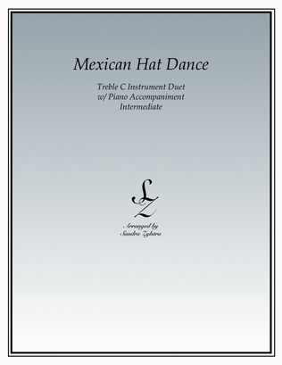 Book cover for Mexican Hat Dance (treble C instrument duet)