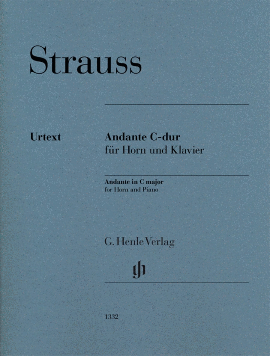 Strauss - Andante In C Major Horn/Piano