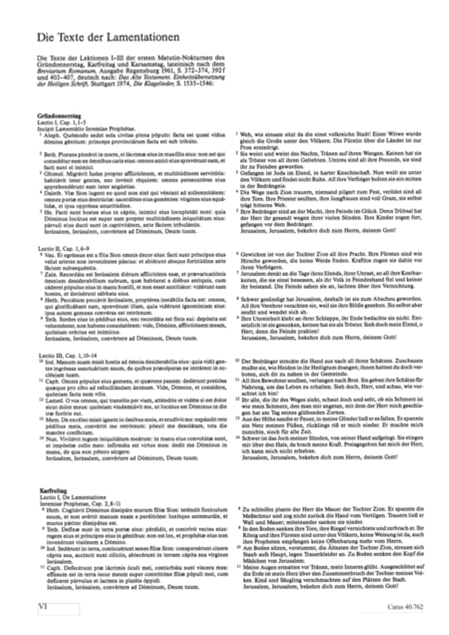 Lamentationes pro Hebdomada Sancta Score scores gallery preview page 6