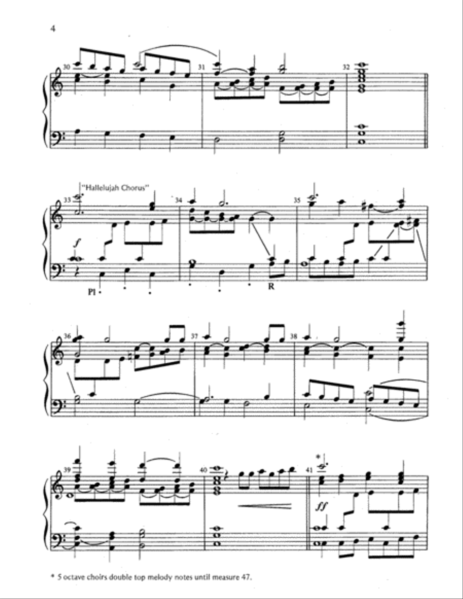 Alleluia Passacaglia 5-Octaves scores gallery preview page 4