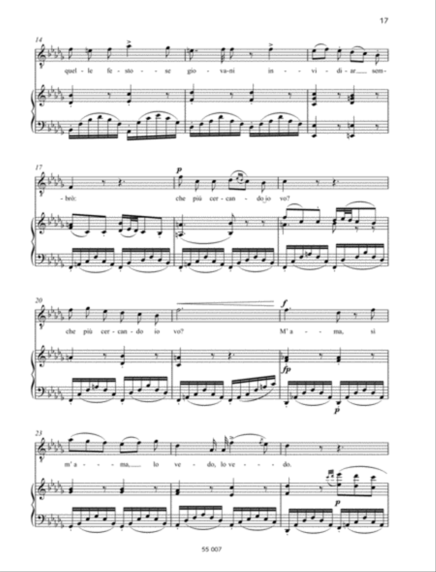Una furtiva lagrima Tenor Voice scores gallery preview page 2