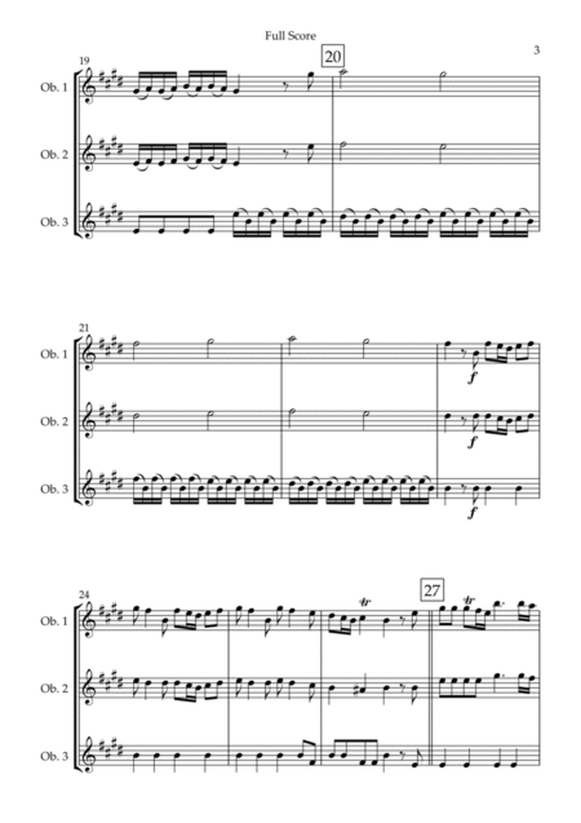 Spring (from Four Seasons of Antonio Vivaldi) for Oboe Trio image number null