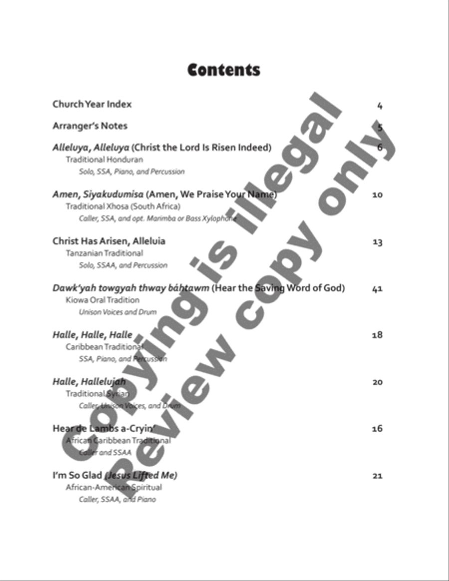 Global Music SA scores gallery preview page 3