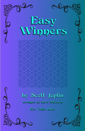 Book cover for The Easy Winners, Duet for Cello