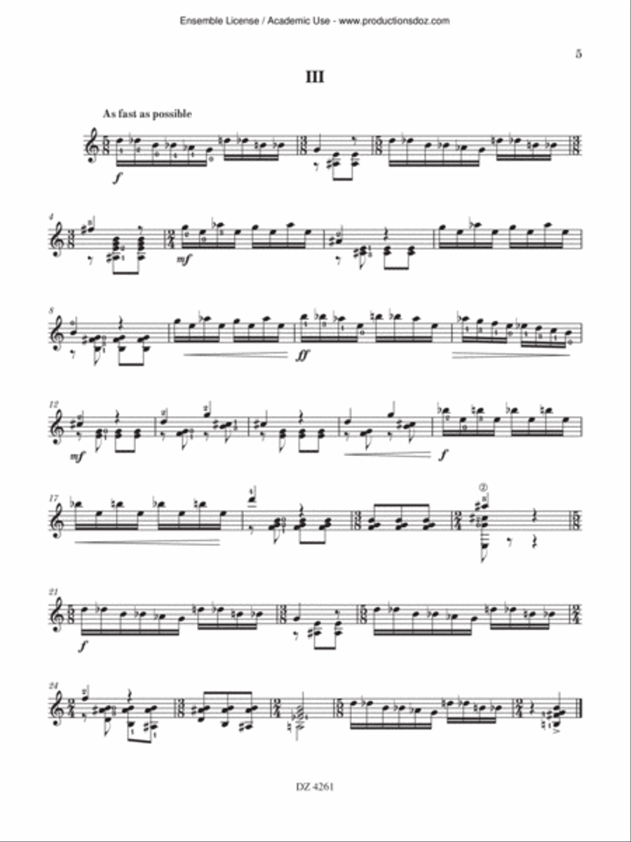 10 Sketches Classical Guitar scores gallery preview page 5