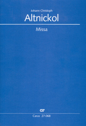Book cover for Mass in D minor (Missa in d)