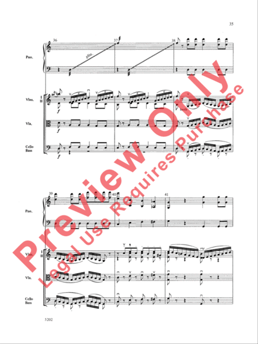 Carnival of the Animals Carnival of the Animals String Orchestra scores gallery preview page 36