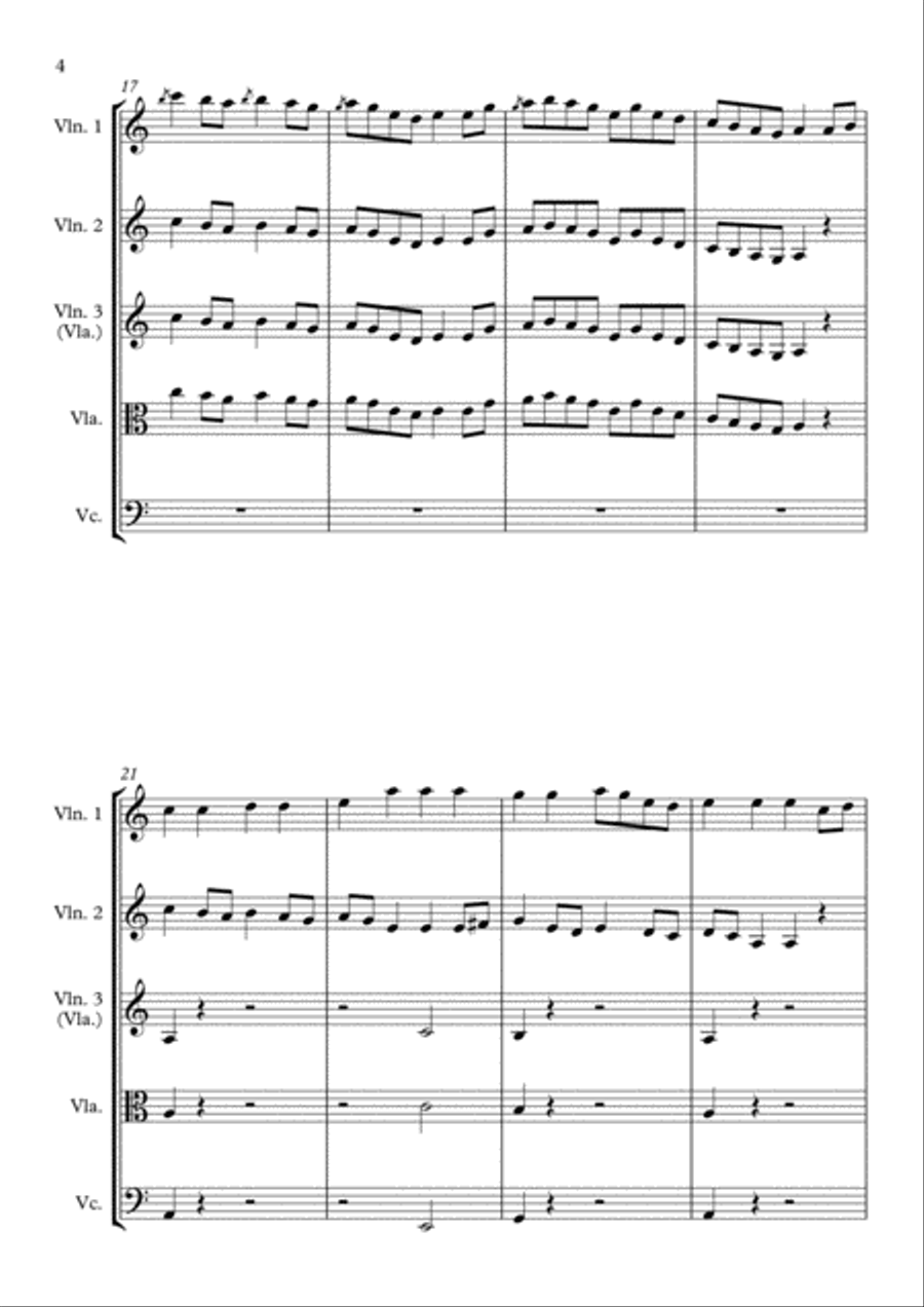 Nancy Mulligan String Quartet scores gallery preview page 4
