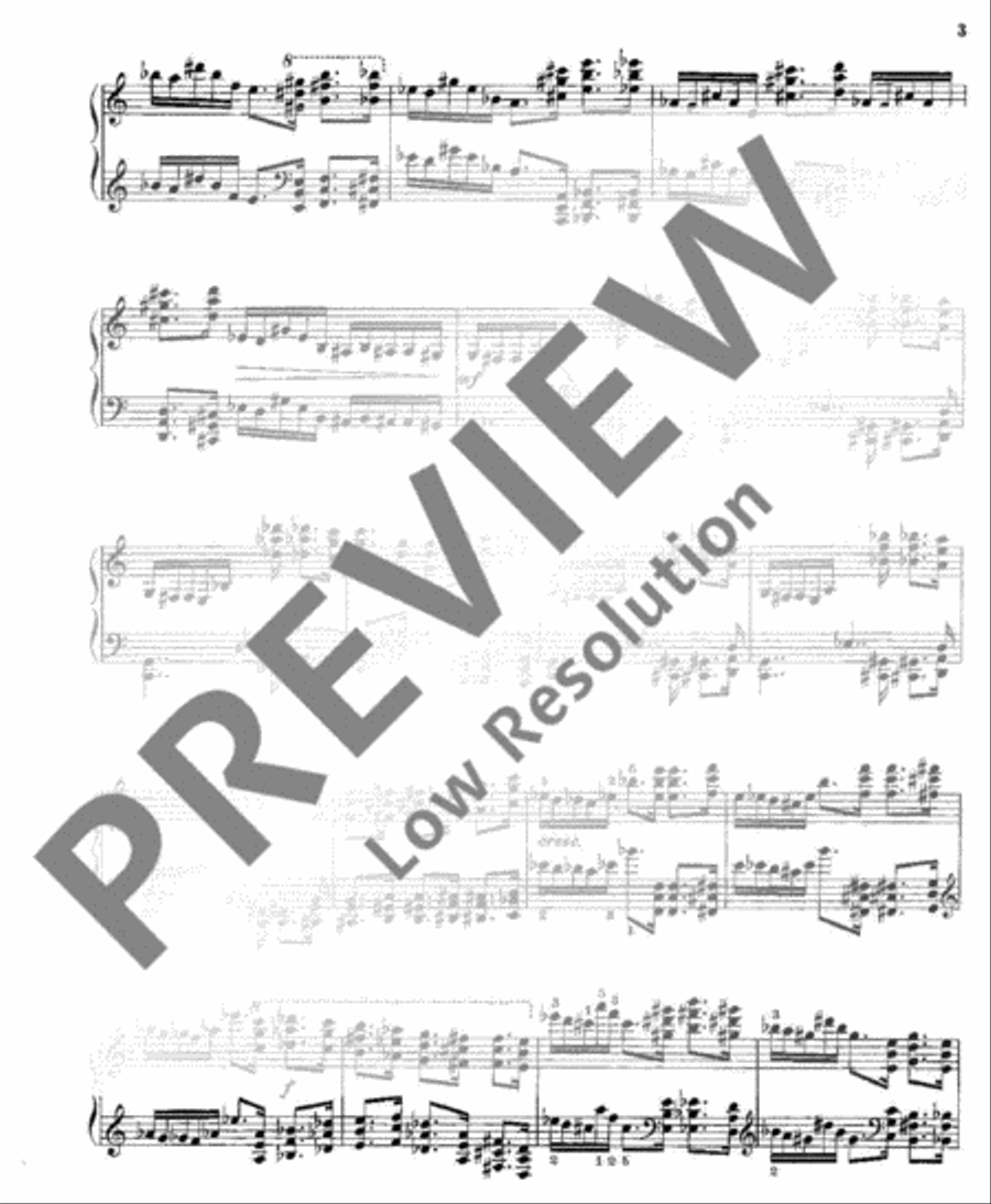 5 x 10 Etüden Piano Solo scores gallery preview page 4
