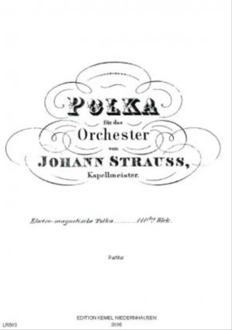 Electro-magnetische Polka Orchestra scores gallery preview page 1