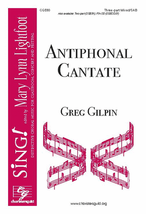 Book cover for Antiphonal Cantate (Three-part Mixed/SAB)