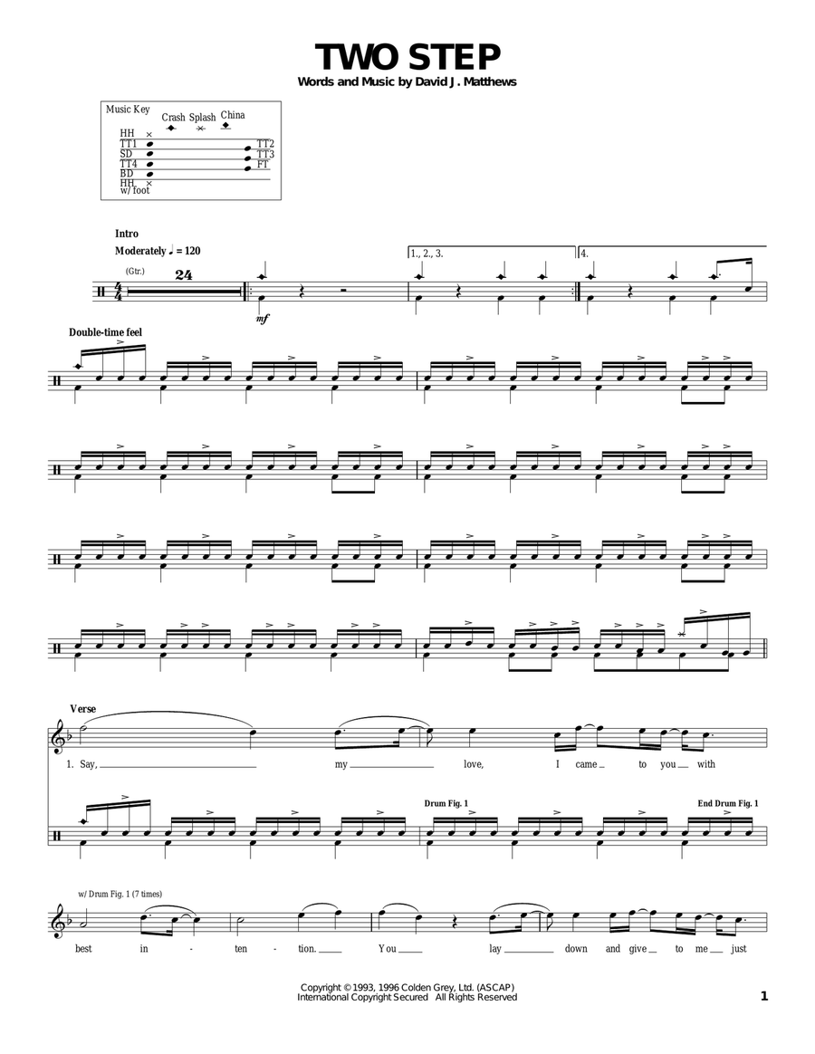 Two Step Drum Set scores gallery preview page 1