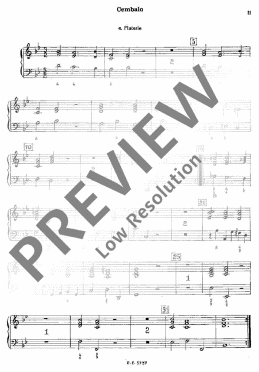 Musique de table Harpsichord scores gallery preview page 12
