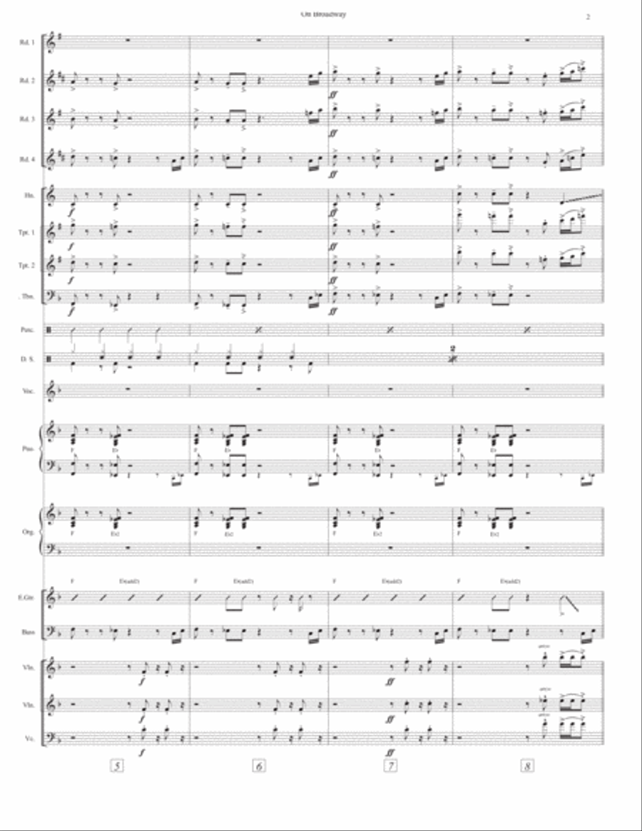 On Broadway Large Ensemble scores gallery preview page 3