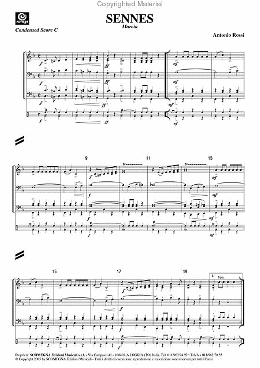 Red Book Vol. 1 - 24 Marches Marching Band scores gallery preview page 21