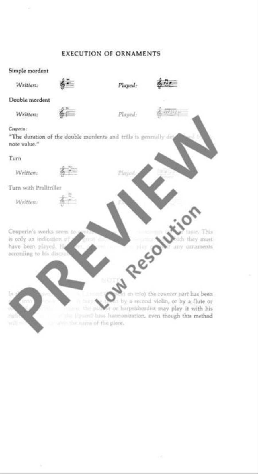 Concerts royaux Violin scores gallery preview page 8