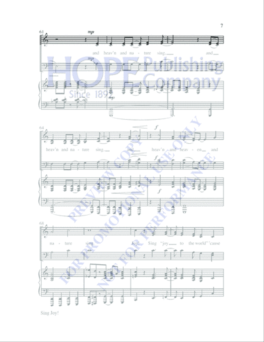 Joy! 4-Part scores gallery preview page 10