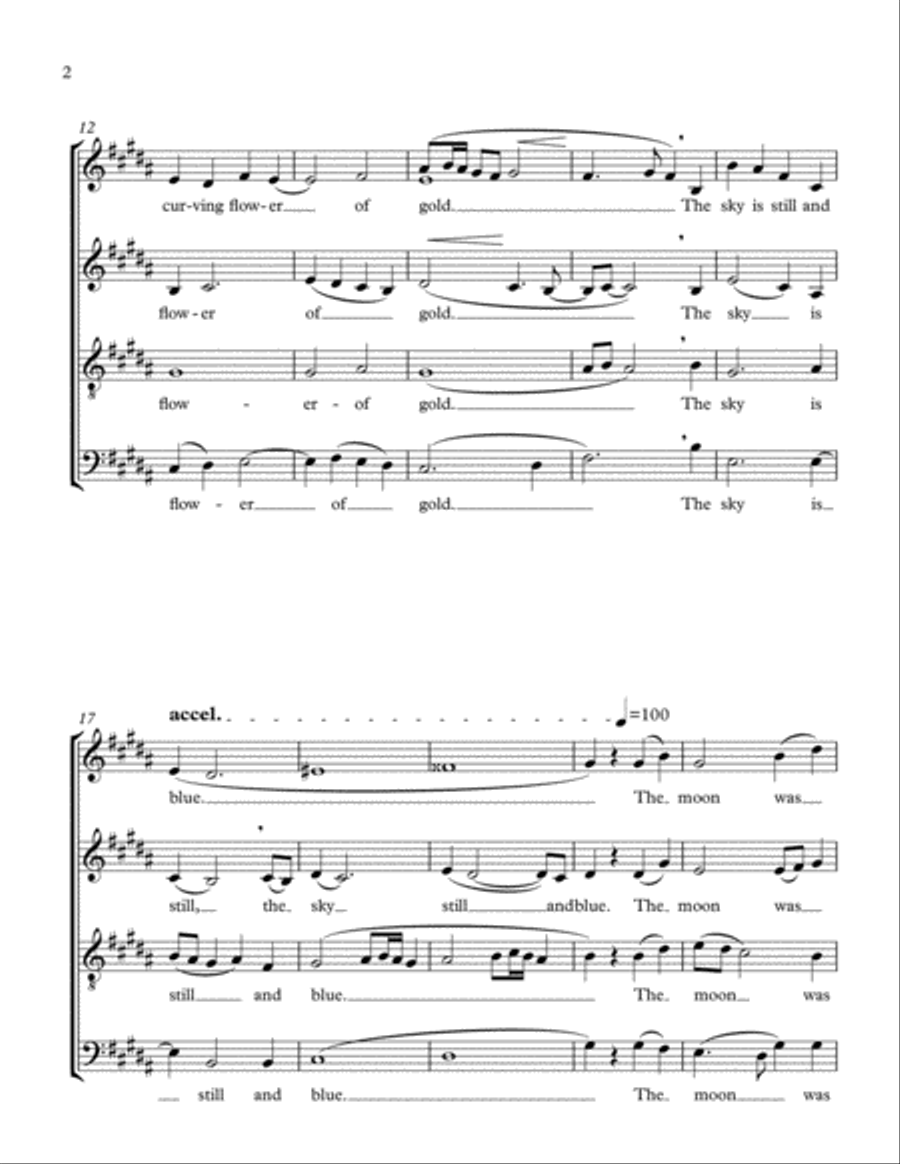 Tonight 4-Part scores gallery preview page 2