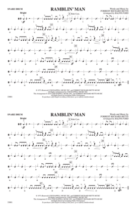 Ramblin' Man: Snare Drum