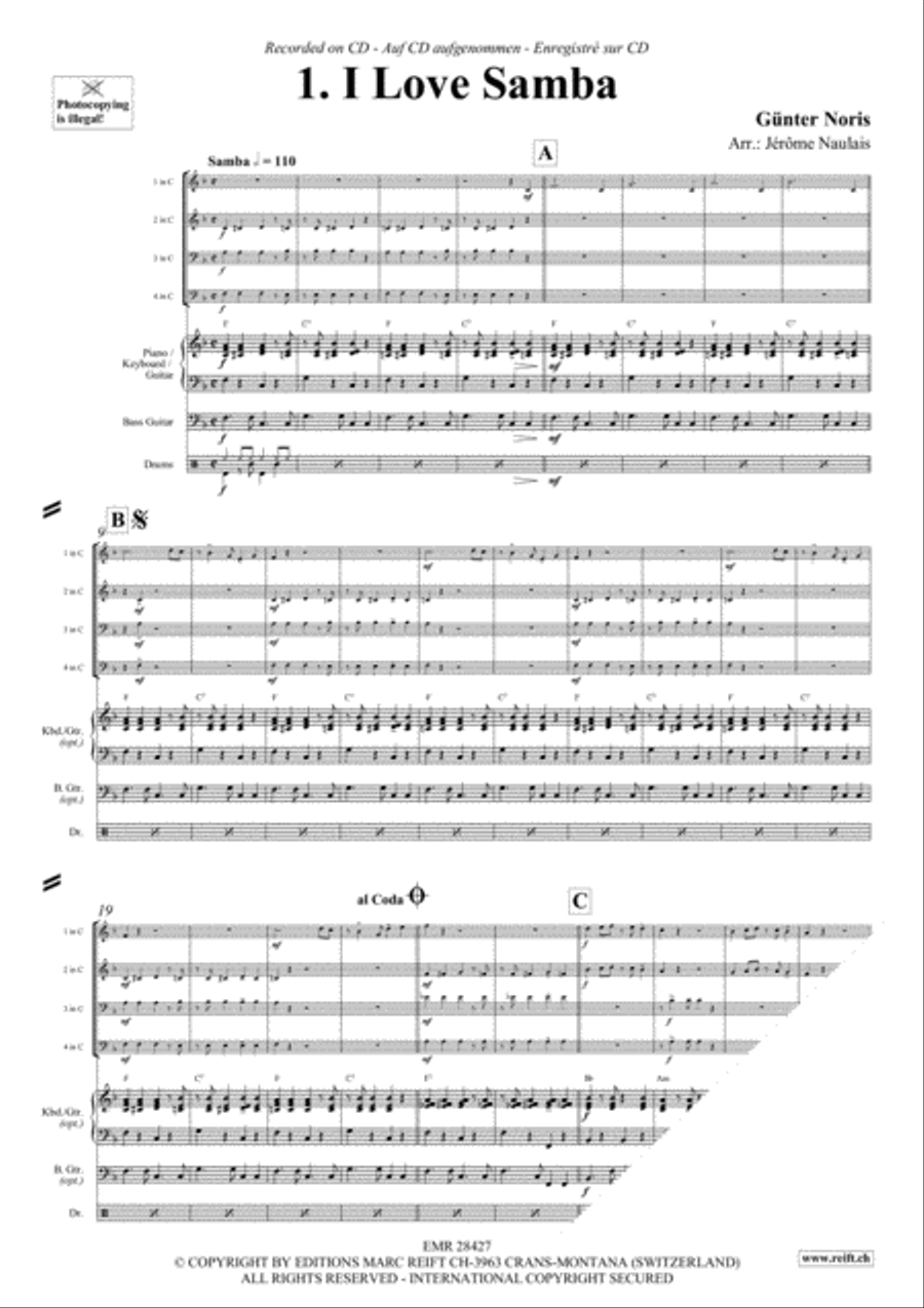 Let's Dance Volume 3 Let's Dance Volume 3 Woodwind Quartet scores gallery preview page 3