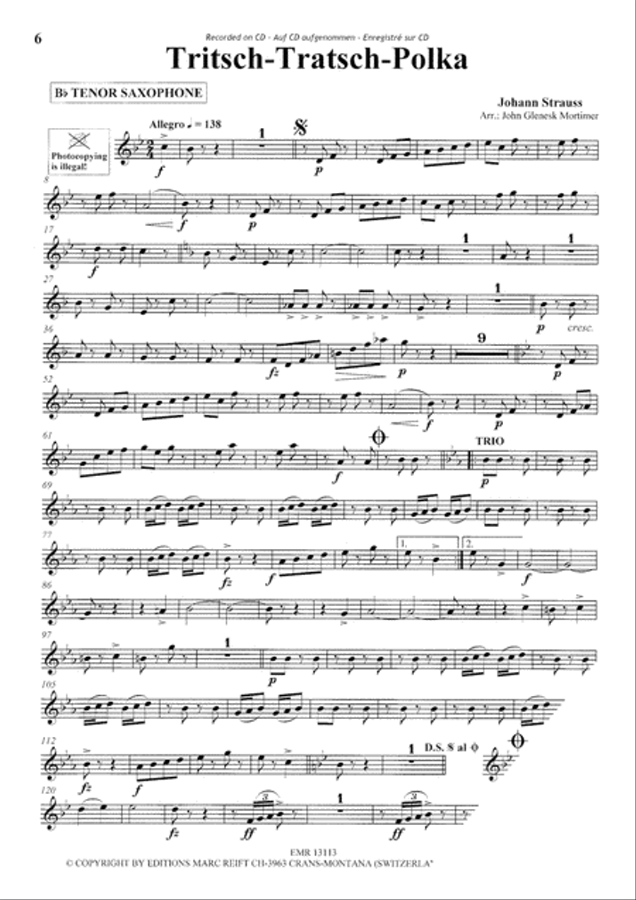 Play The 1st Tenor Sax With The Philharmonic Wind Orchestra Concert Band scores gallery preview page 7