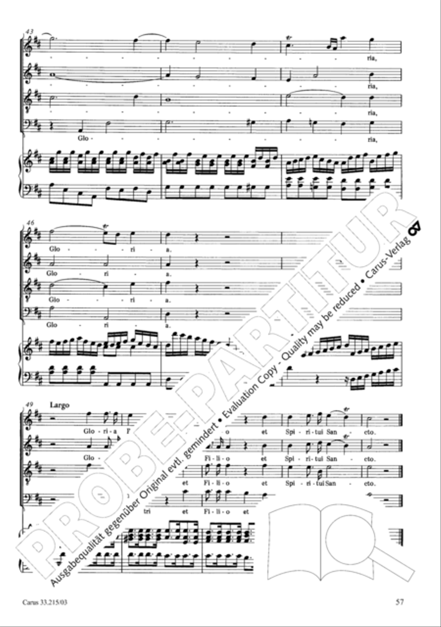 Magnificat Magnificat 4-Part scores gallery preview page 58