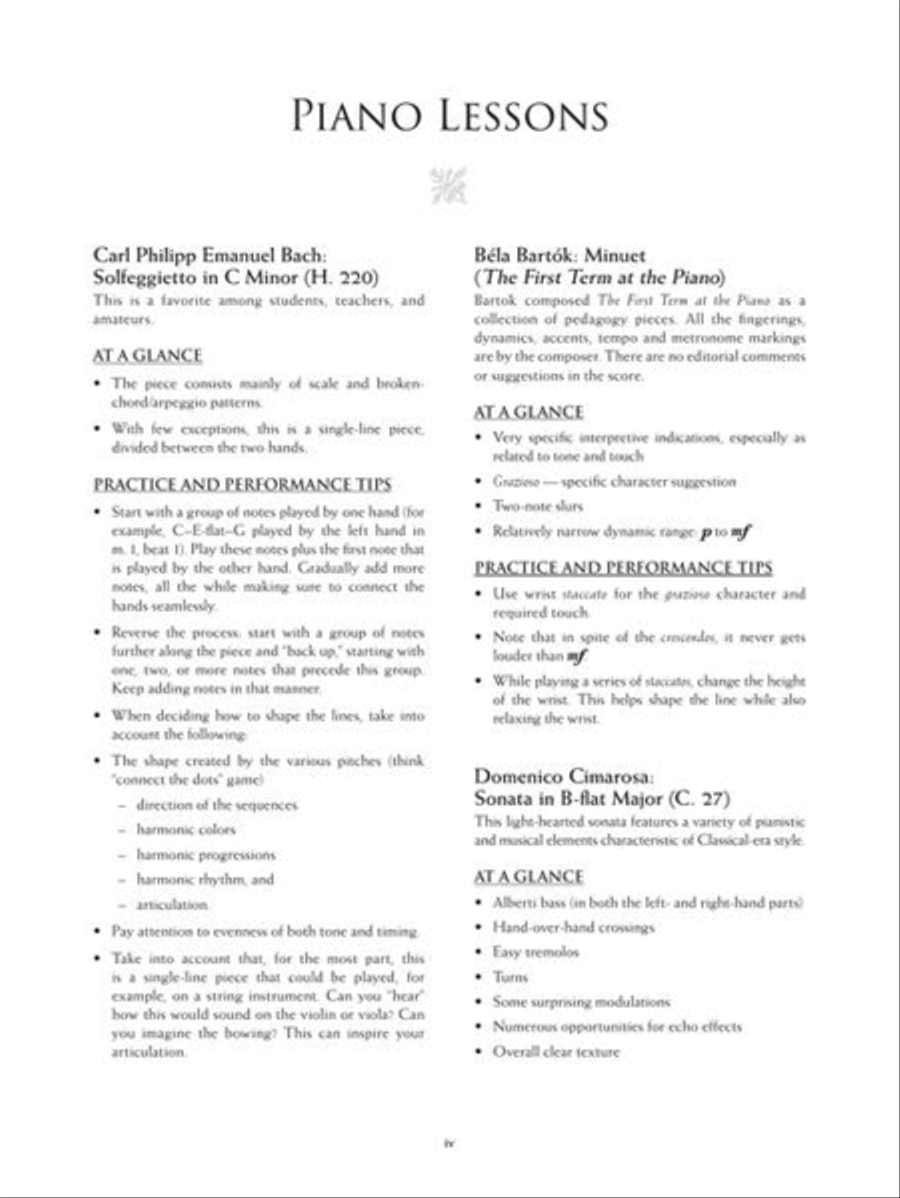Piano Lessons from Classical Repertoire Piano Method scores gallery preview page 5
