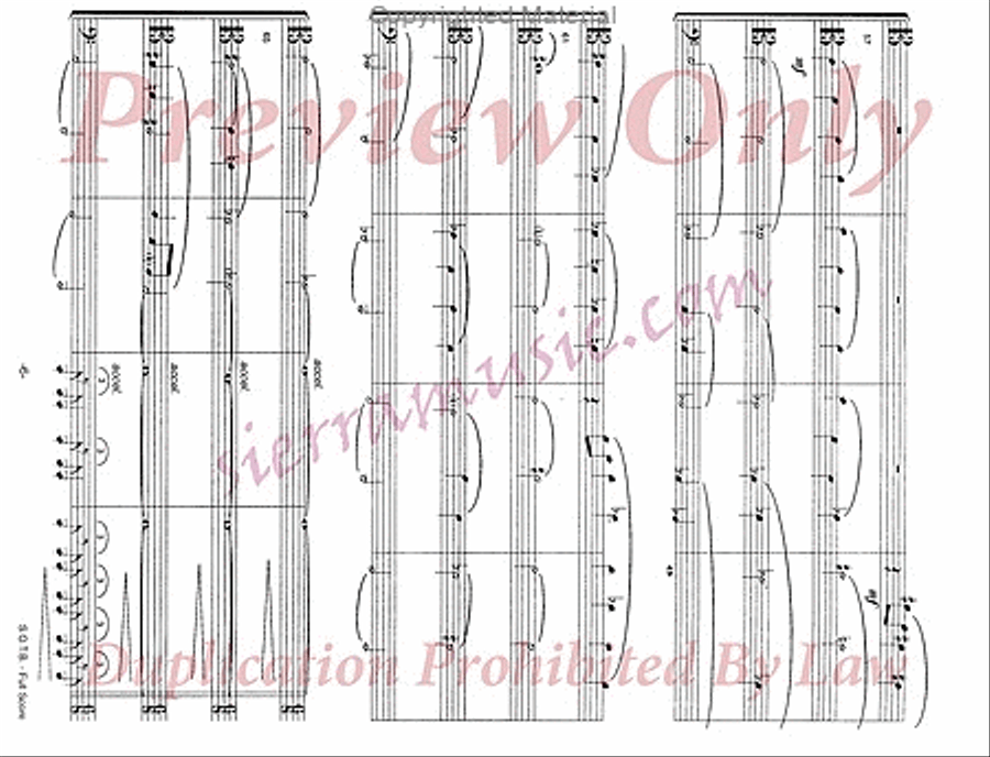 South Of The Border Trombone Quartet scores gallery preview page 7