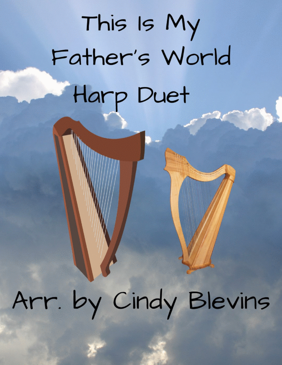 This Is My Father's World, for Harp Duet Harp scores gallery preview page 1