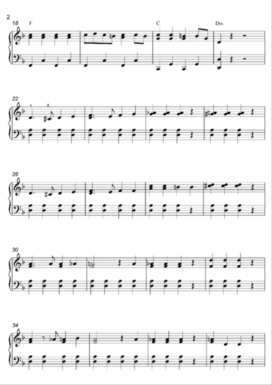 Angry Birds Theme Angry Birds Theme Piano Solo scores gallery preview page 3
