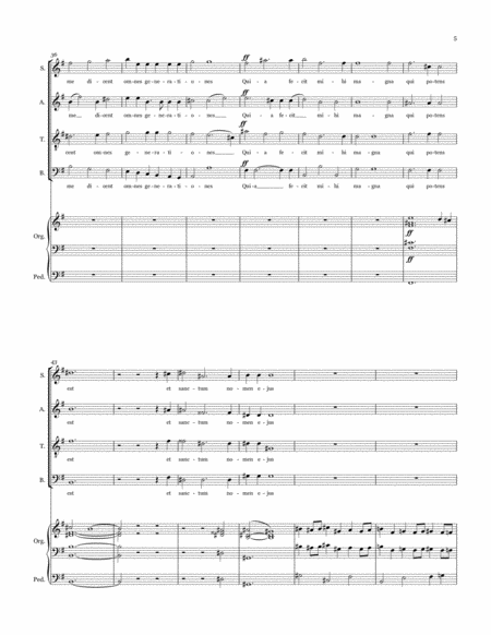 Magnificat (SATB Chorus and Organ) image number null