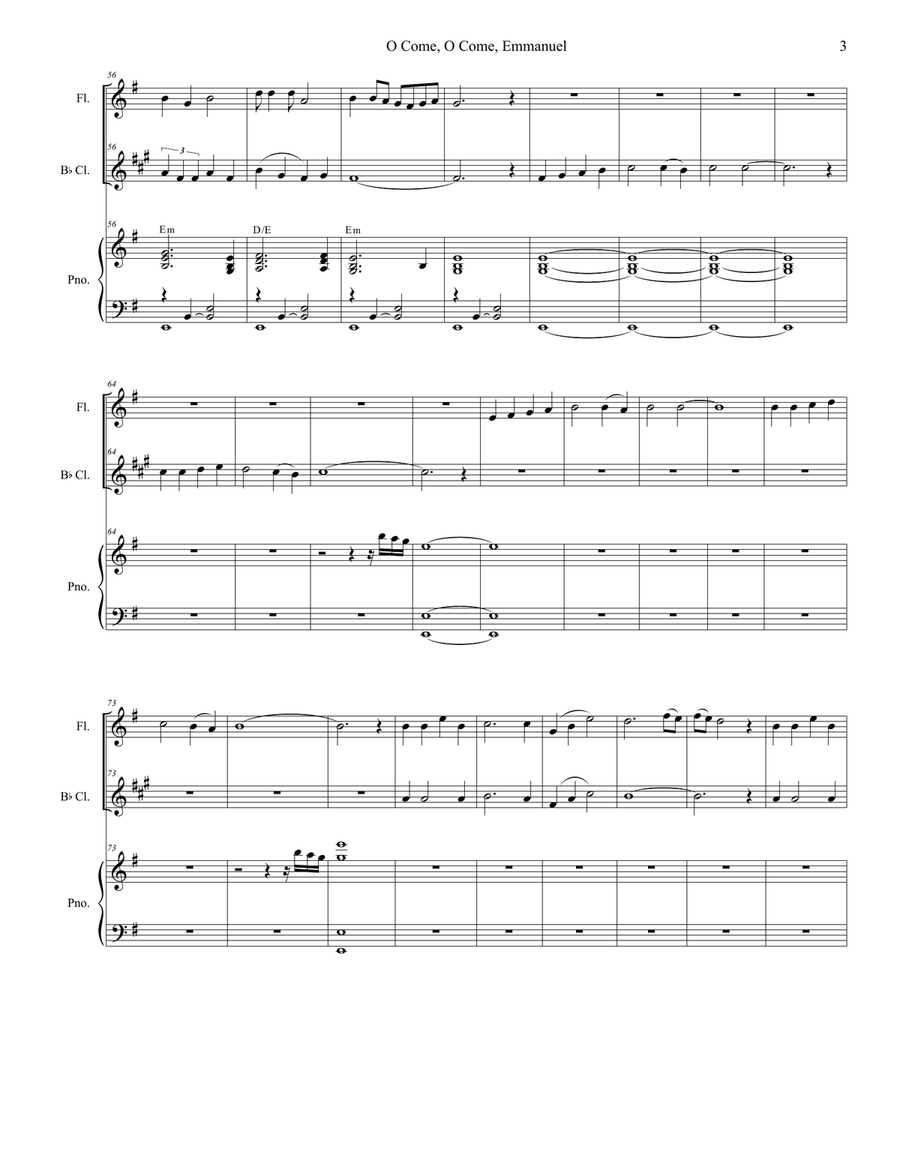 O Come, O Come, Emmanuel (with 