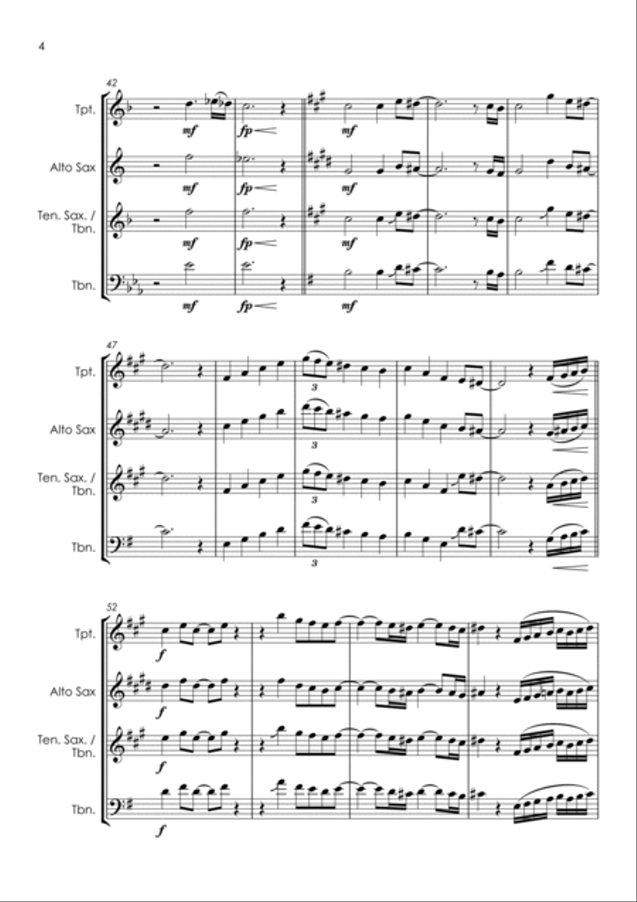 Make Me Smile Tenor Saxophone scores gallery preview page 6