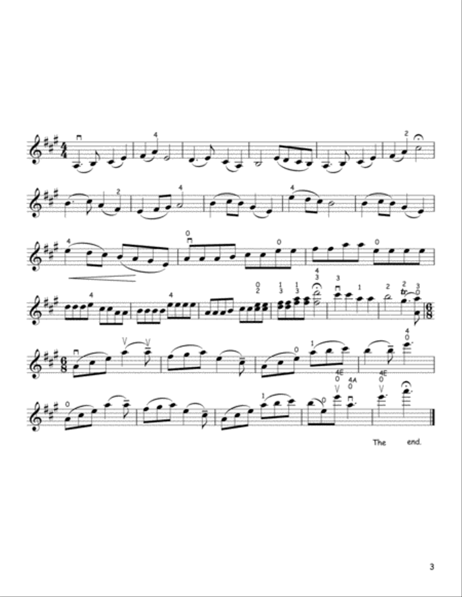 Off We Go, Into the Future, for Violin and Piano Violin Solo scores gallery preview page 3