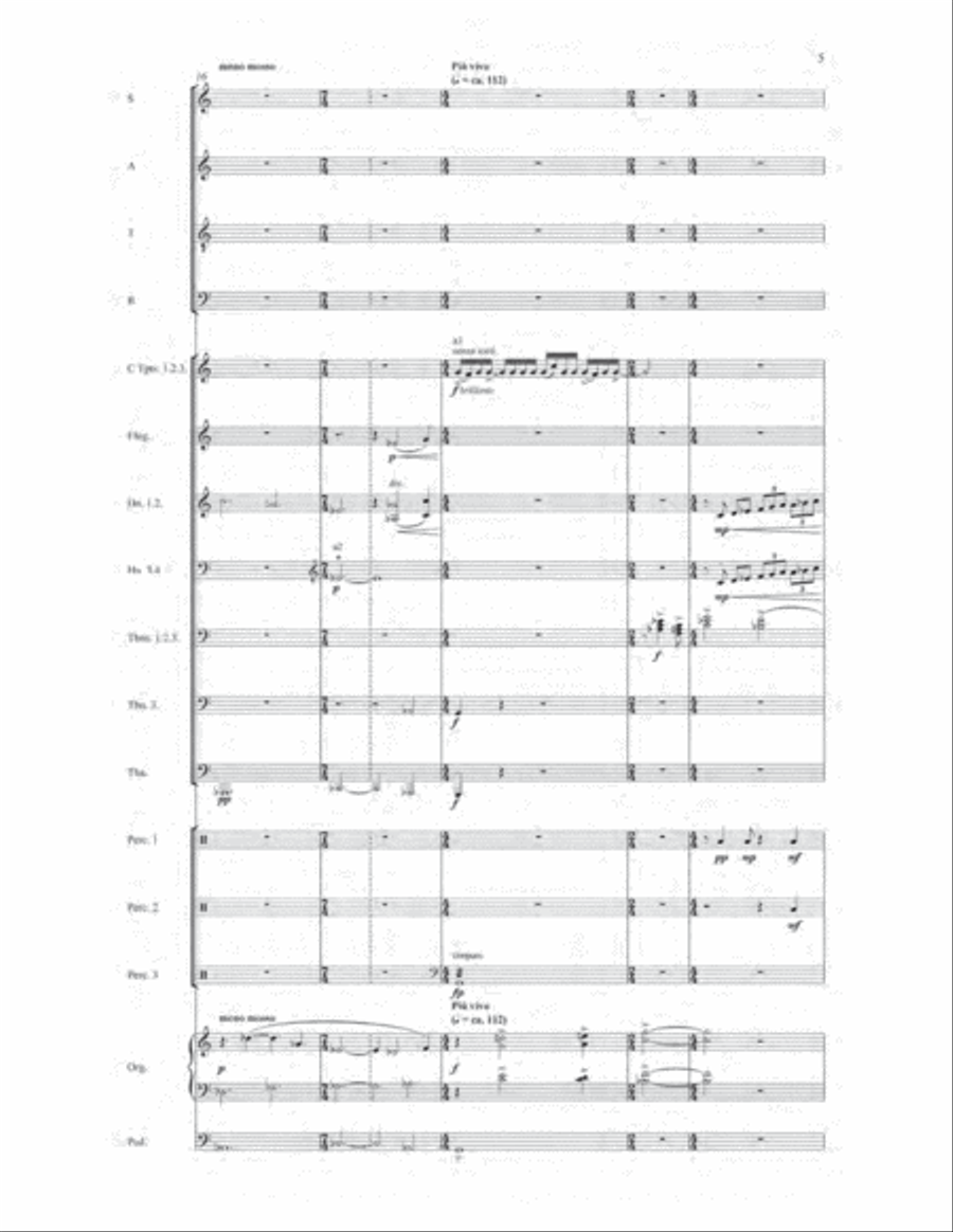 Let Us Now Praise Famous Men (Full Score) 4-Part scores gallery preview page 4
