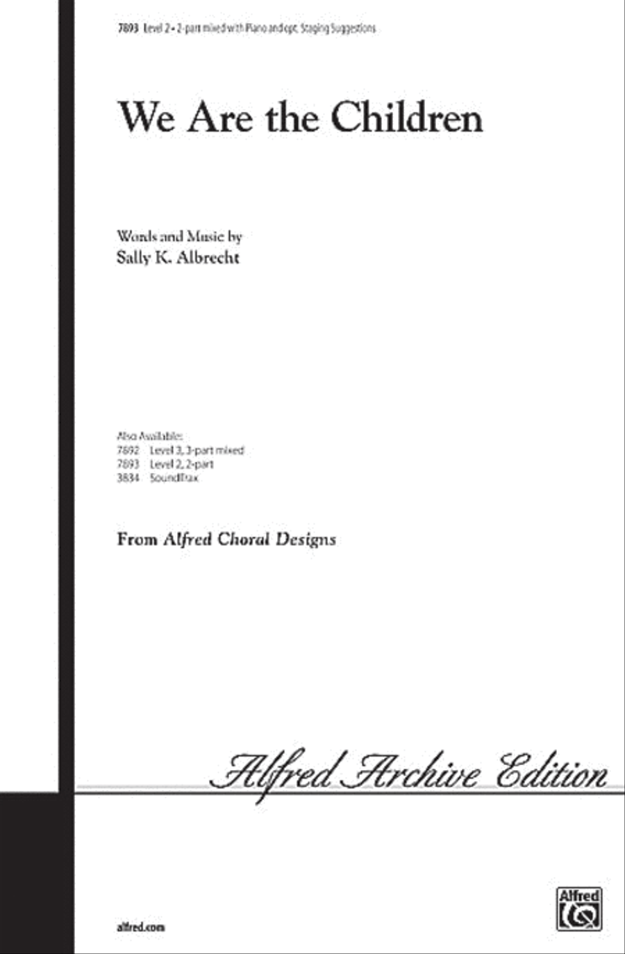 We Are the Children 2-Part scores gallery preview page 1