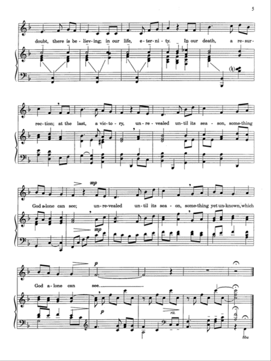 Hymn of Promise Hymn of Promise Medium Voice scores gallery preview page 10