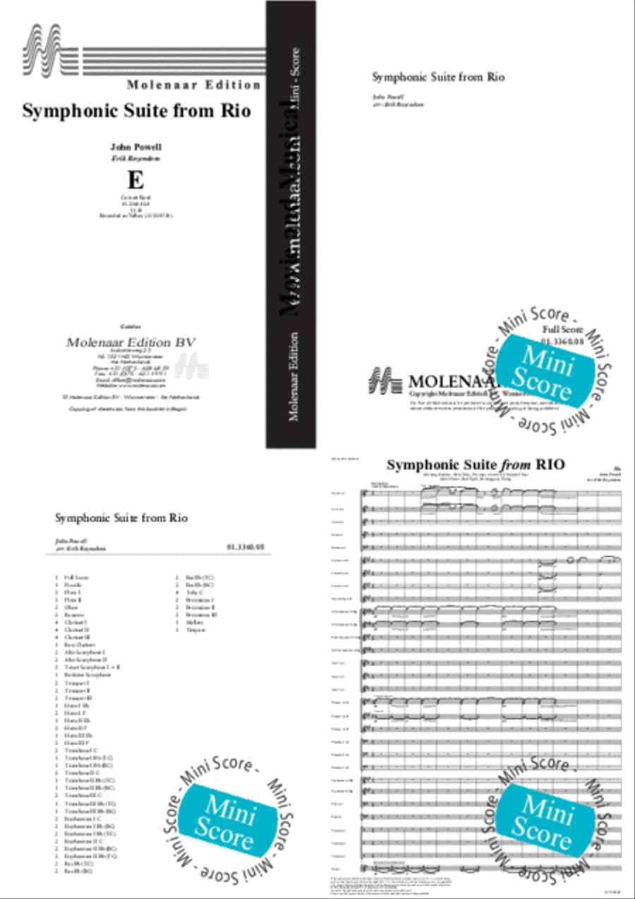 Symphonic Suite from Rio Symphonic Suite from Rio Concert Band scores gallery preview page 2