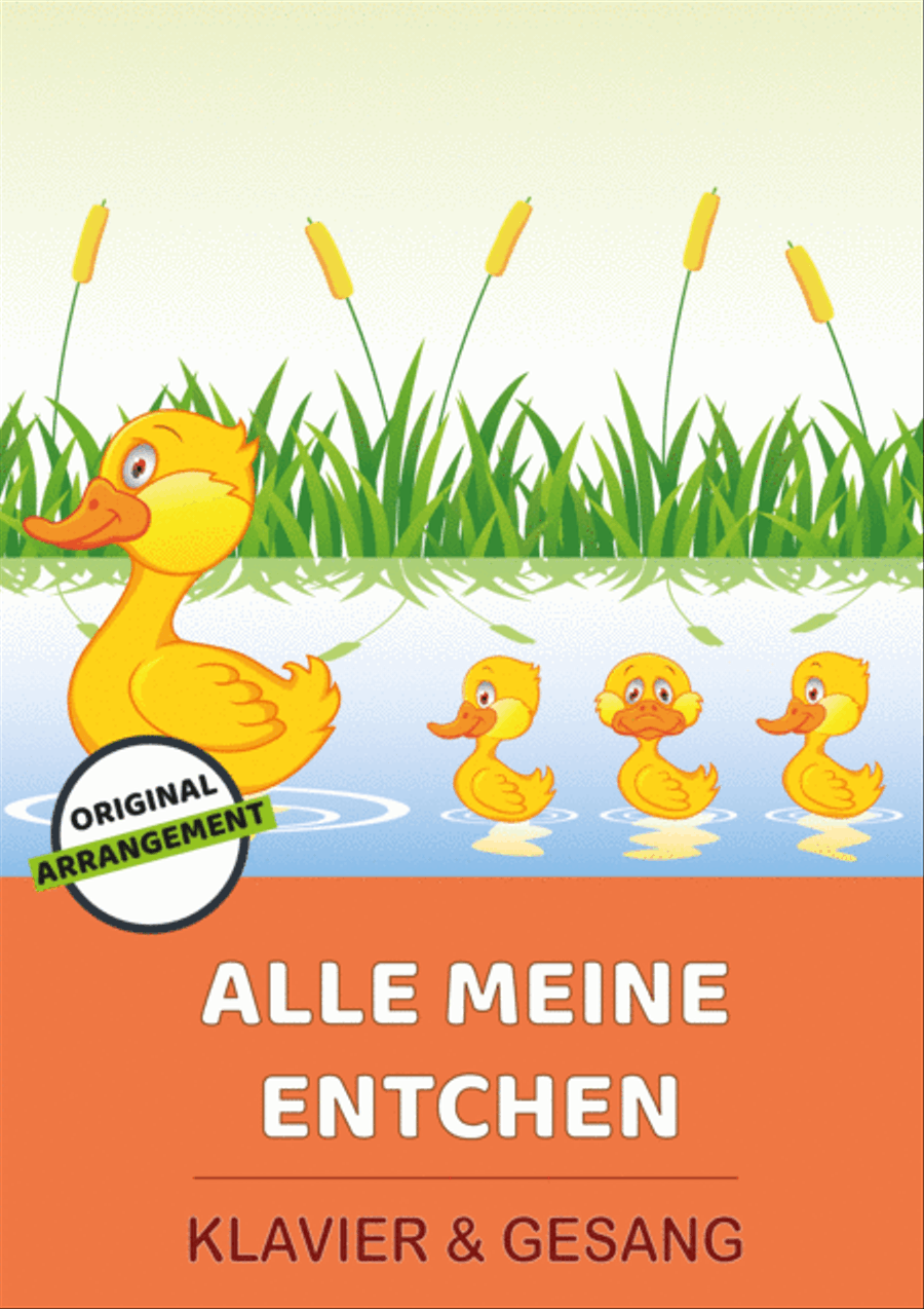 Alle meine Entchen Piano, Vocal, Guitar scores gallery preview page 1