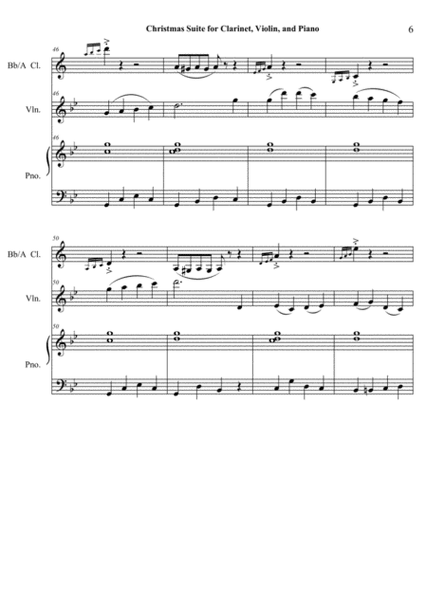 Christmas Suite for Clarinet, Violin, and Piano image number null