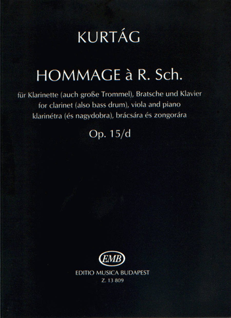 Hommage a R. Schumann op. 15d School and Community scores gallery preview page 1
