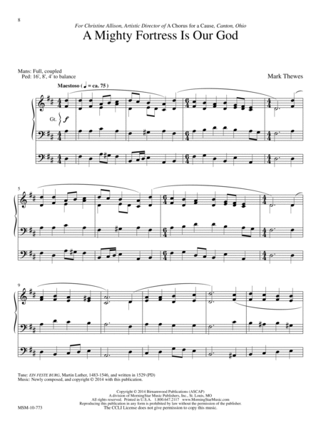 Be Thou My Vision: Five Hymn Arrangements for Organ image number null