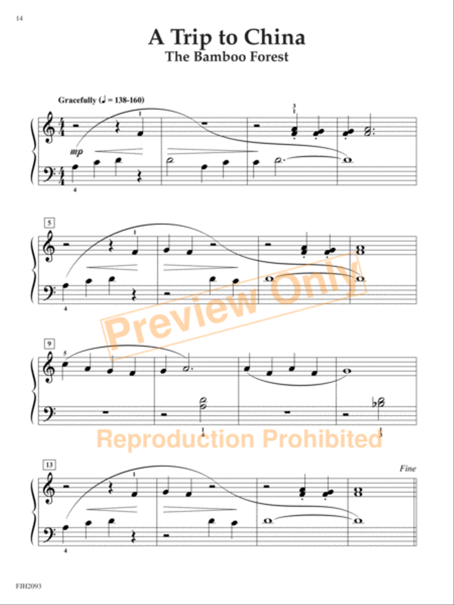 Four Miniature Suites Easy Piano scores gallery preview page 3