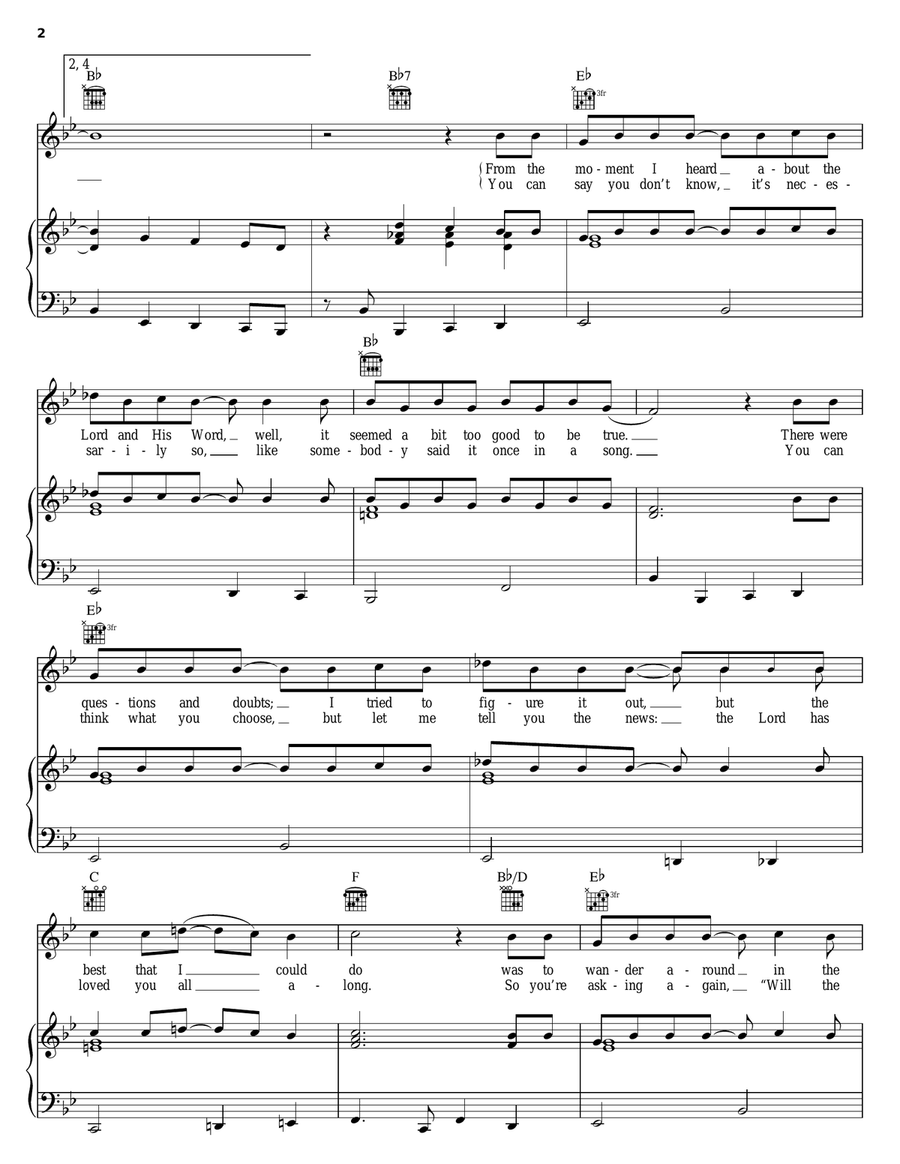 Can He, Could He, Would He, Did He? Guitar scores gallery preview page 2
